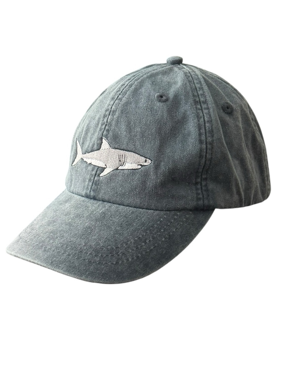 Vintage Adams Slate Gray Embroidered Logo Baseball Hat Nauset Beach